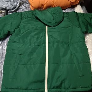 Kids Green Puffer Jacket